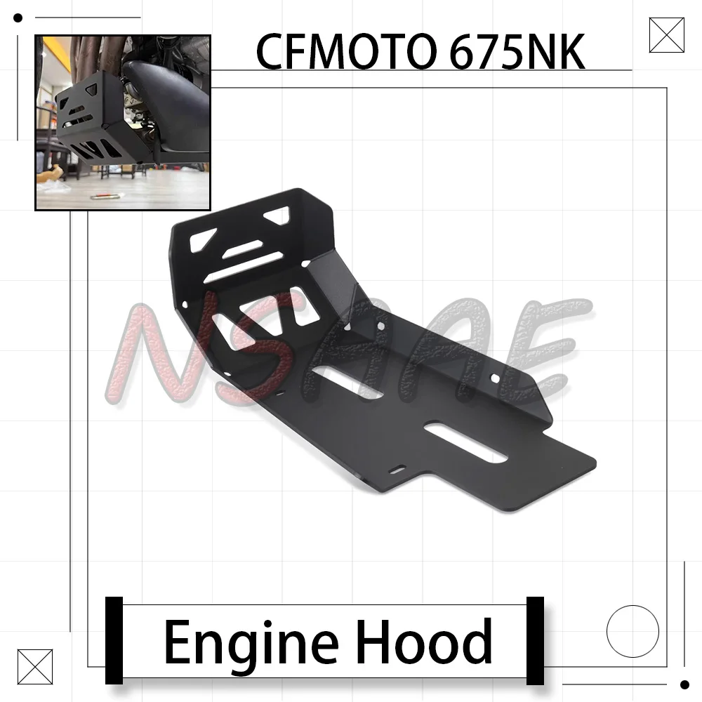 

Новый для мотоцикла CFMOTO 675NK NK675 675 NK, модифицированный капот двигателя, нижняя пластина, защита шасси, бронезащитная крышка, двигатель под защитой