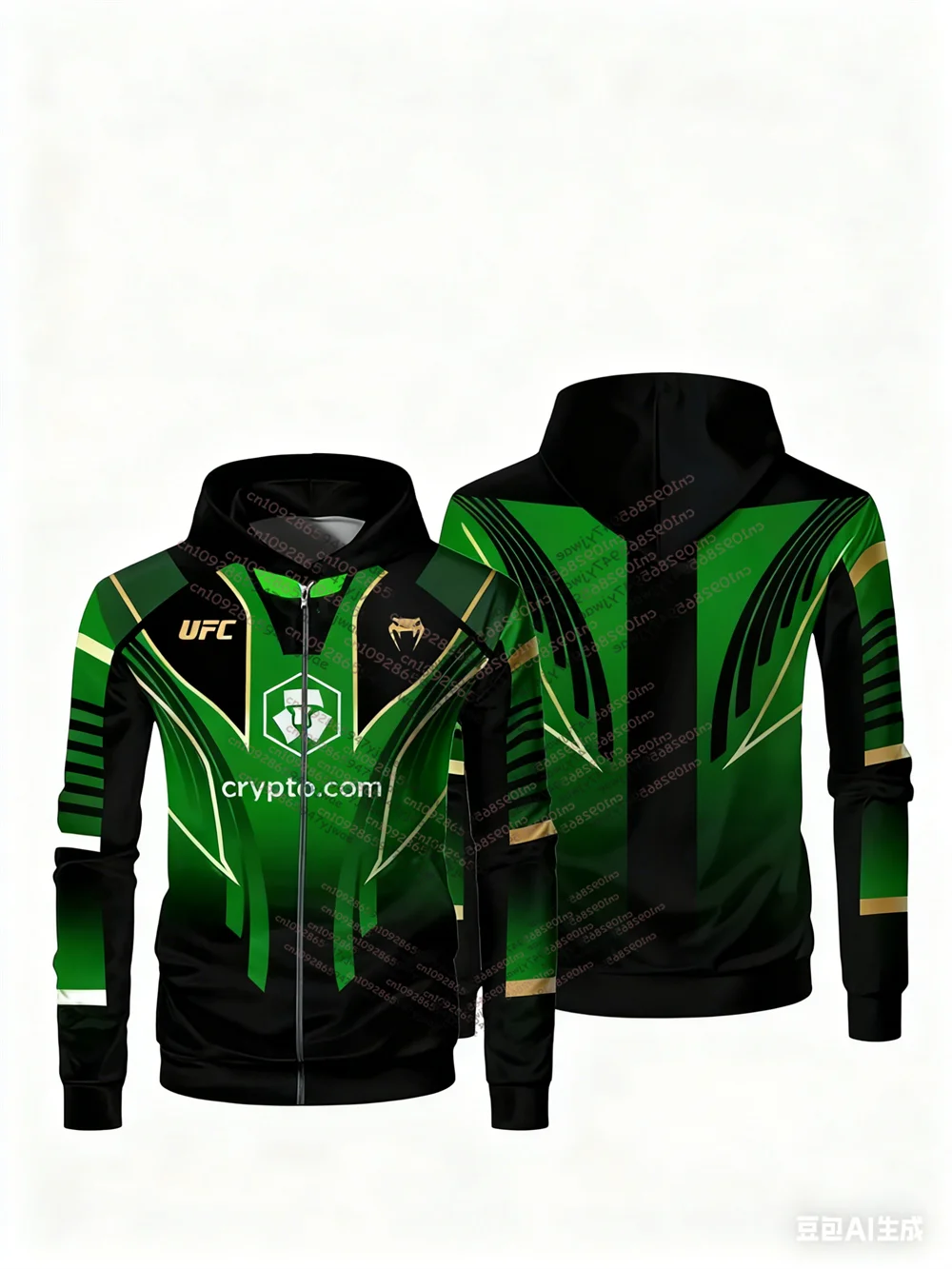 La nueva chaqueta con capucha con cremallera de boxeo extremo UFC 2026 Nurmagomedov más vendida de otoño e invierno es un Tops informales y de moda