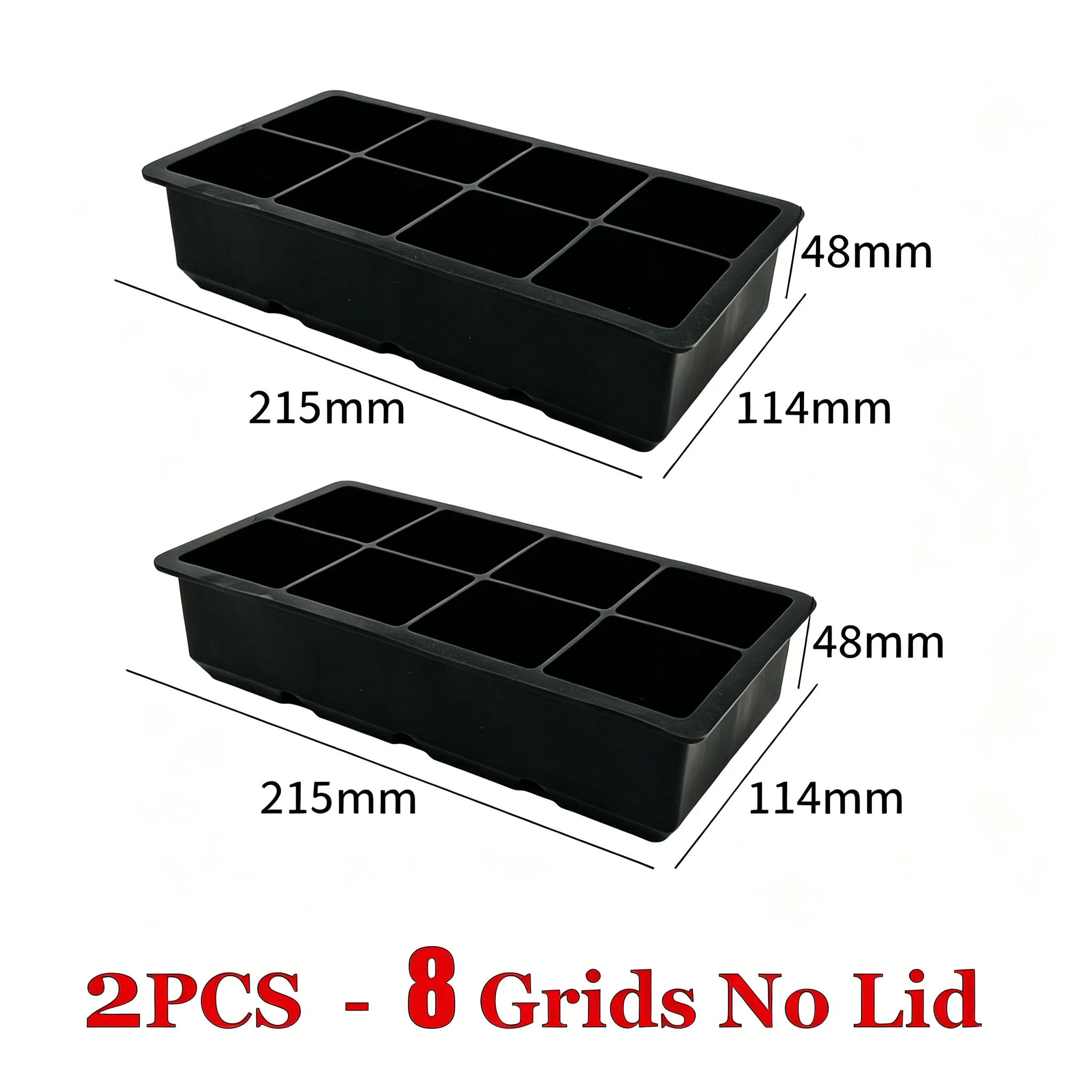 8G no lid 2pcs