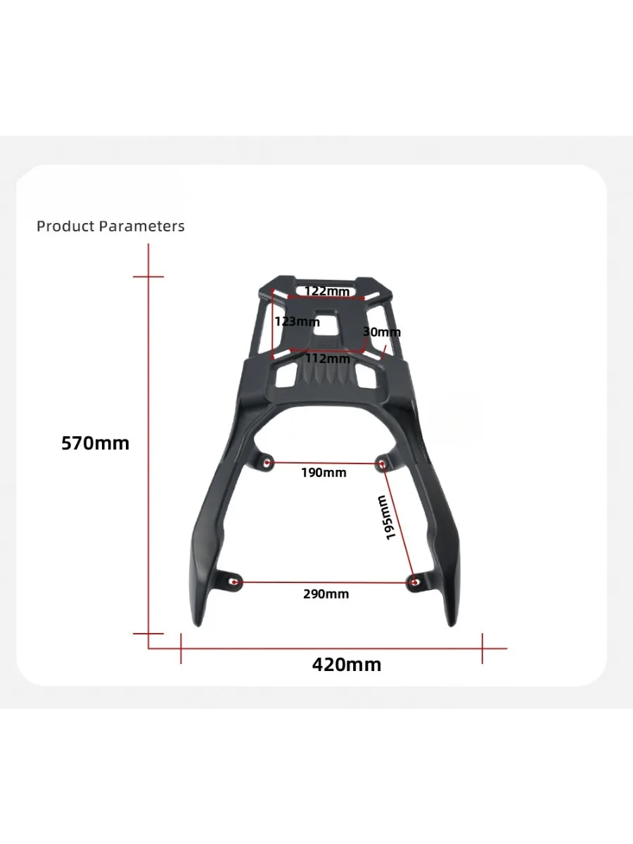 

ADV Scooter Luggage Racks For HONDA ADV160 2023-2024 Top Box Support Racks Rear Cargo Rack Storage Modified Accessories