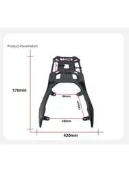ADV Scooter Luggage Racks For HONDA ADV160 2023-2024 Top Box Support Racks Rear Cargo Rack Storage Modified Accessories
