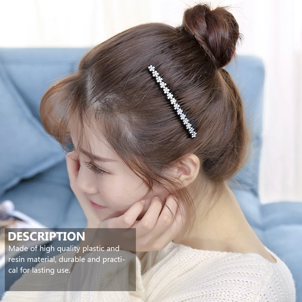 

6 Pcs Blossom Comb Durable Resin Women Hair Comb Side Combs for Women Wedding Party Bridal Headdress Hair Accessory
