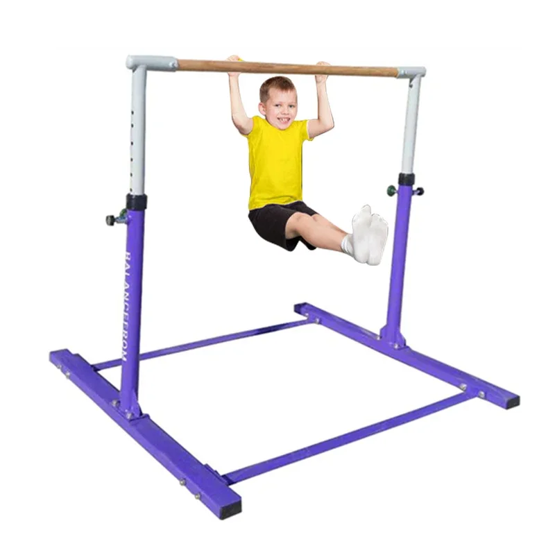 Indoor/Outdoor Gymnastic Equipment Adjustable Horizontal Bar Body Building Kids Kip Bar