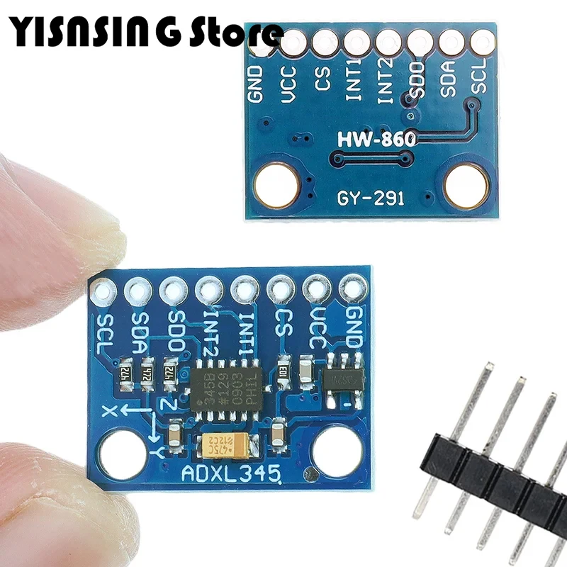 GY-291 ADXL345 3-Axis Digital Gravity Sensor Acceleration Module IIC SPI Transmission