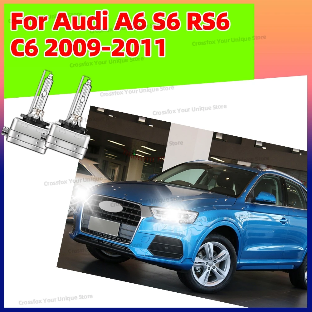 

2 шт. быстрая яркая ксеноновая фара HID для Audi A6 S6 RS6 C6 2009 2010 2011 HID D3S 6000K 8000K 10000K лампы 35 Вт 12 В постоянного тока фары