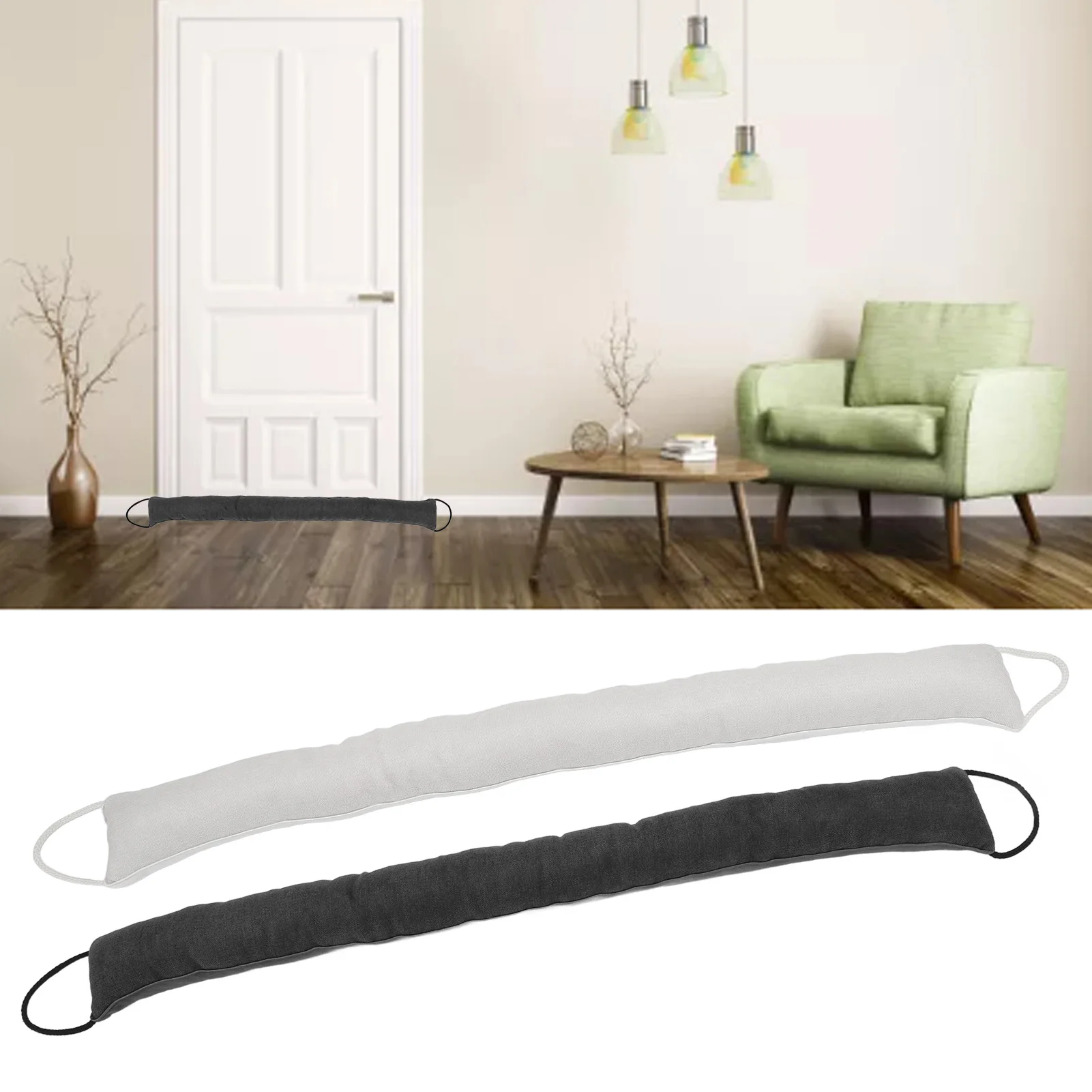 

Door Bottom Air Stopper Door Snake Draft Stopper Dustproof Noise Blocking Washable Under Door Draft Blocker for Home Home Supply