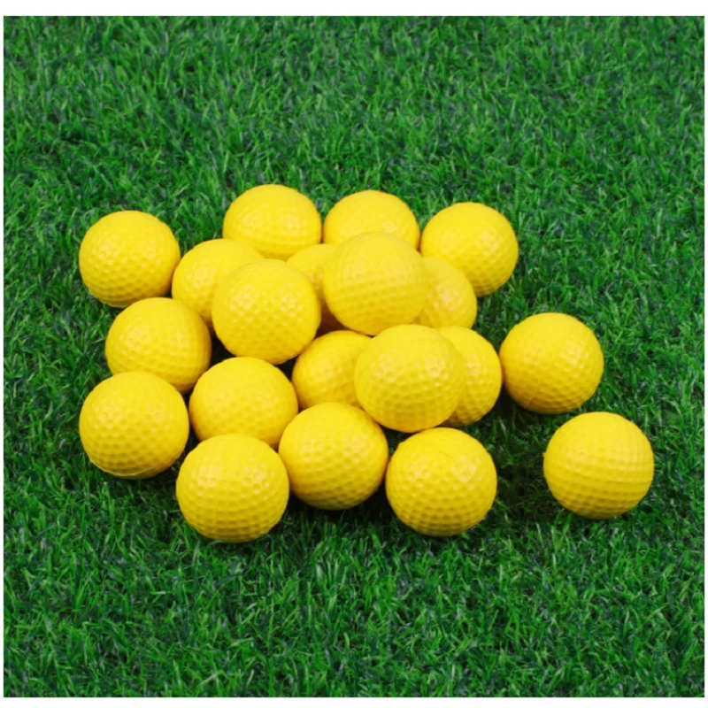 20 Pack Practice Golf Balls, 41mm Foam Golf Balls, Realistic Feel and Long Lasting Limited Fligh Practice Golf Balls for Backyar