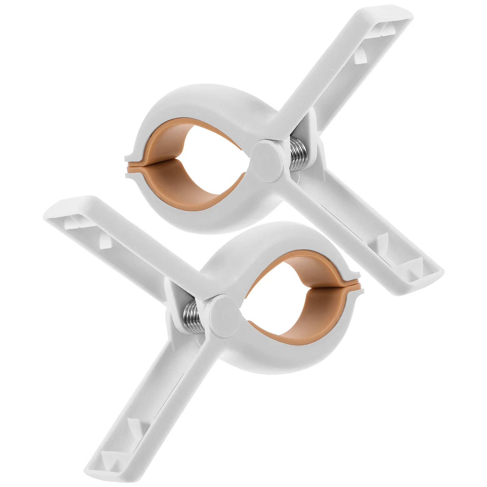 

2Pcs Windproof Clothespins Large Plastic Clothes Clips for Pants Skirts Beach Towel Chair Clips Laundry Quilt Clamps