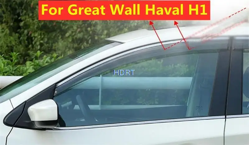 

Side Window Deflector For Great Wall GWM Haval Hover H1 2015 2016 2017 Car Style Sun Rain Guard Vent Door Visor Awnings Shelter