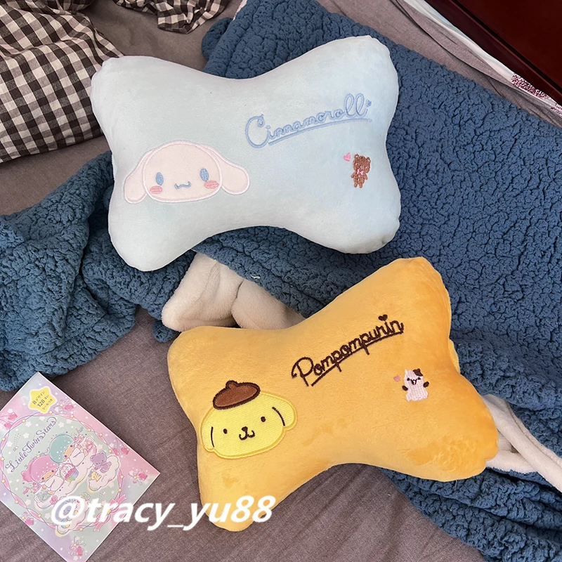 Kawaii Anime Cartoon Kuromied Car Seat Headrest Chair Neck Pillow Cushion Headrest Cute Car Decoration Gift