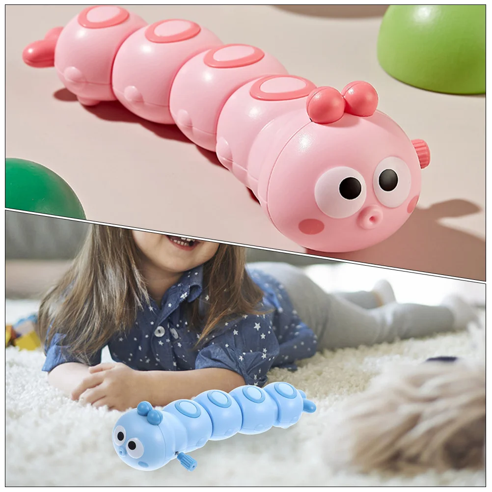 2pcs Kids Toy Animal Educational Toy Wind Up Caterpillar Adorable Animal Toy wind up toys animals toys for kids