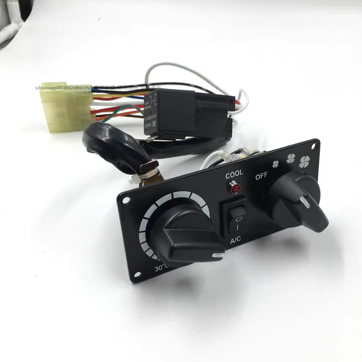 For Longgong LG60 Liugong LG60 for Sany SY60 65 Air Conditioning Panel Controller Switch 12V Excavator Parts