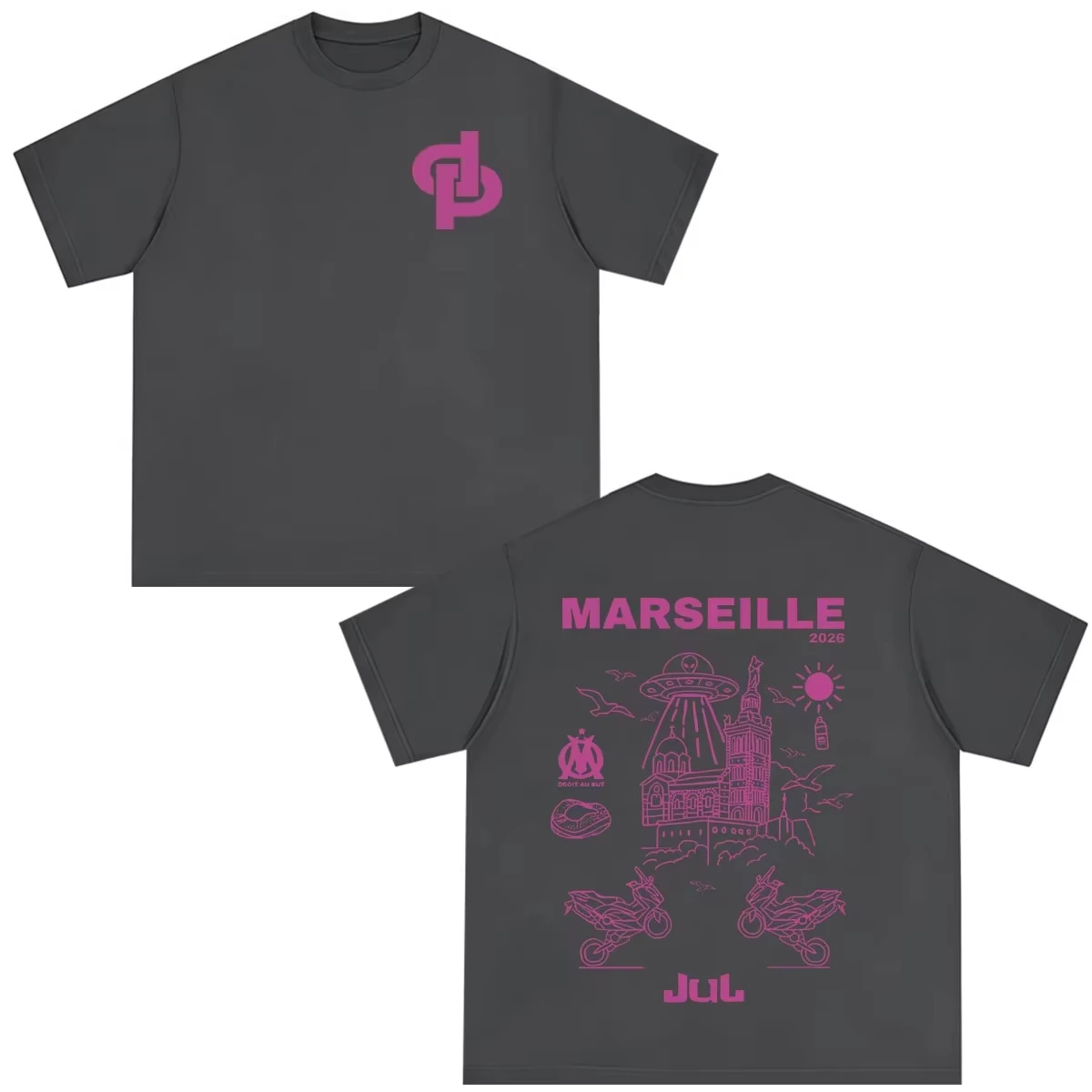 Rapper Jul 2026 Merchandise Unisex T-Shirt, ästhetisches, trendiges, lockeres, kurzärmliges Streetwear-T-Shirt aus reiner Baumwolle für Damen und Herren – Detail 6