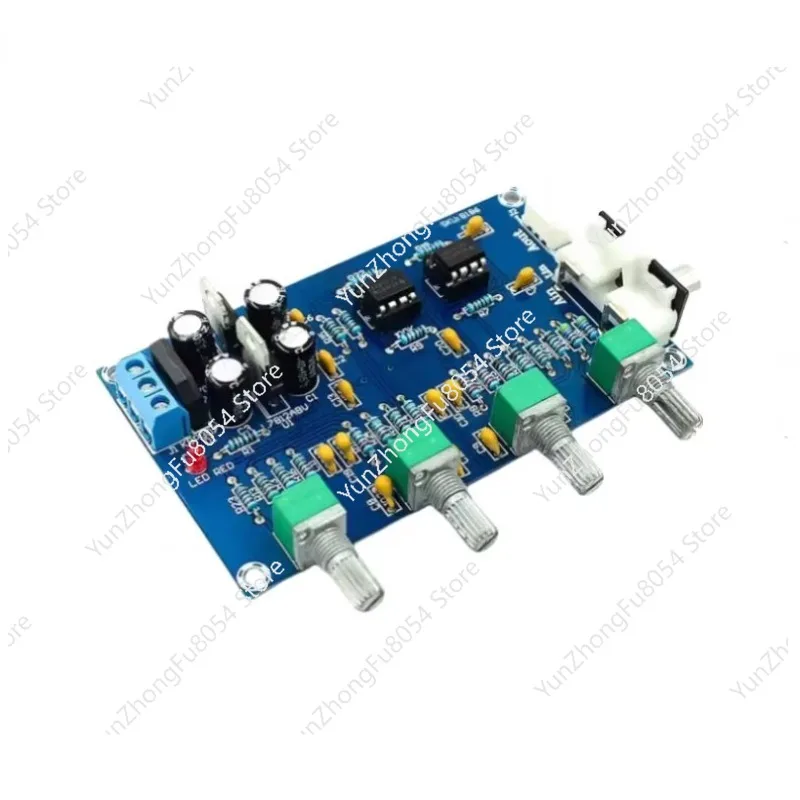 XH-M164 Audio 4-Channel Telephone Preamplifier Adjusting High and Low Sound Board XH-M164 Ne5532 Audio Amplifier Board Module