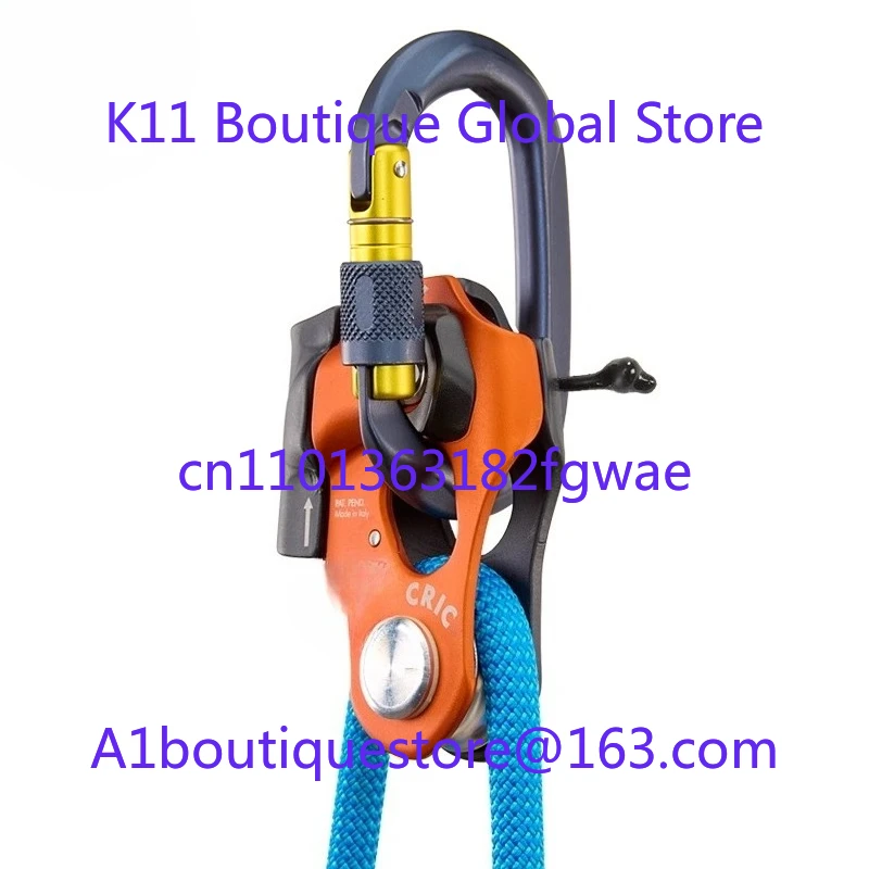 CRIC Handless Hand Lifter Rescue Rope Grabber One-way Pulley OVX SG O Thread Lock