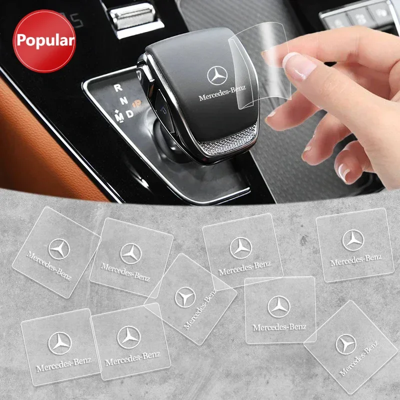 

# 1/2/5/10 шт. автомобильные значки, наклейки с логотипом для декора интерьера автомобиля для Mercedes Benz Maybach W204 W205 W211 W21 C260 E300 W205 W212 AMG