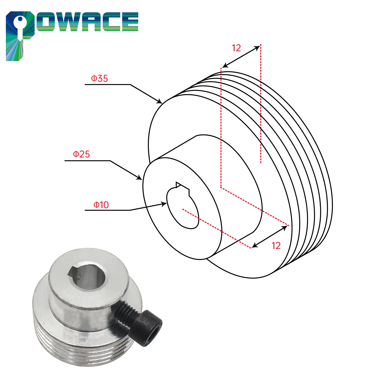 Imagem -06 - Polia de Correia Síncrona Metálica Roda de Sincronização do Motor para Wm210v Bhc210 Hs210 Jy210v Ctc210 Hbm210 Peças Sobressalentes para Torno Peças