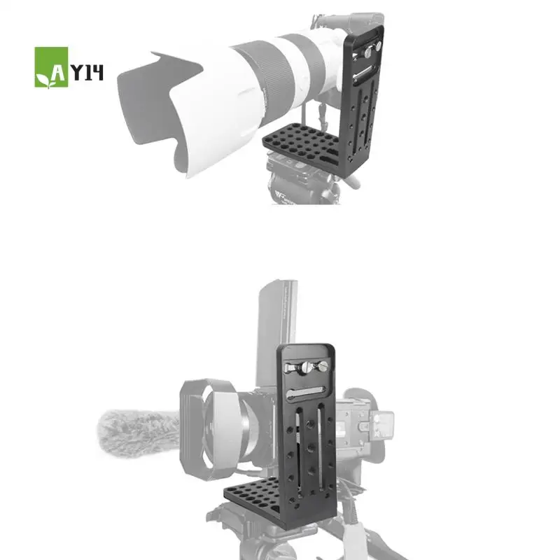 

AY14 -For Ruyi S Stabilizer Quick Release Plate Universal L-Shape Vertical Shooting Plate SLR Tripod Hydraulic Head Plate Replac
