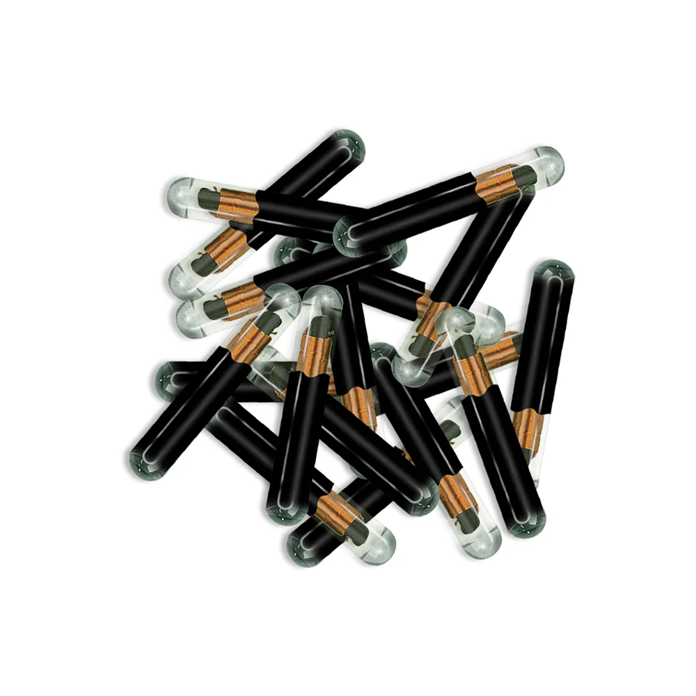 XNRKEY Original Transponder Chip T5 Ceramic Glass Chip ID20 Car Key Chip