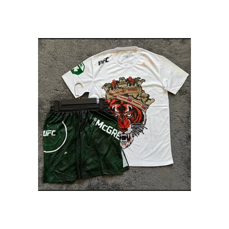 

Latest Hot Selling UFC Muay Thai Boxing Short Sleeved Shorts for Men and Women, Outdoor Sports Fashion for Adults and Children