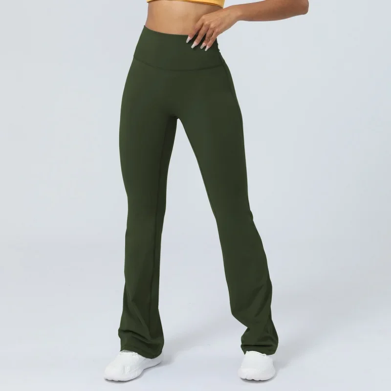 al yoga New dance wide leg pants lift hip high waist casual flared pants sports yoga pants