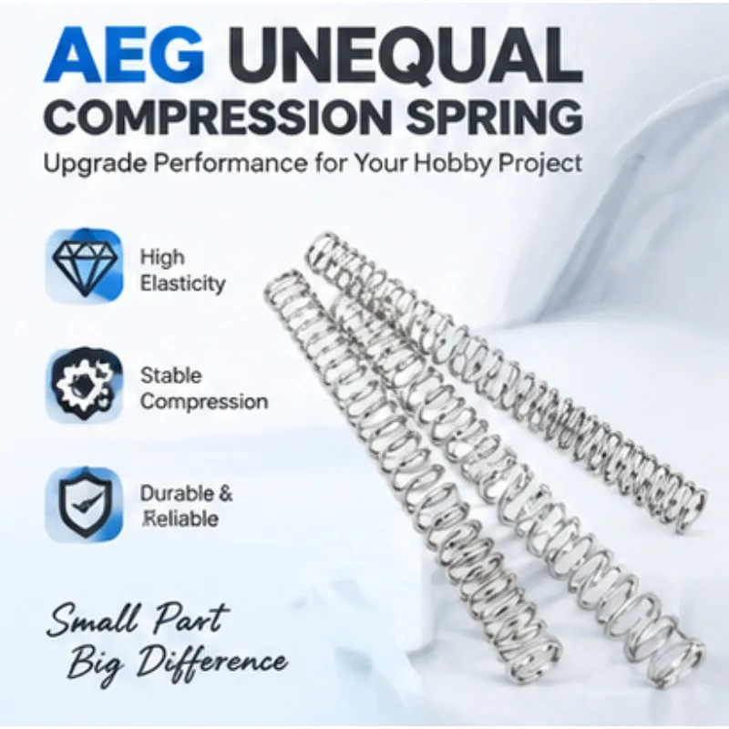 AEG Unequal Compression Springs M100  M110 M120 M130 M140 M150 M160 M170 Hobby  Spare Accessories Assorted Length 16‑17.6cm