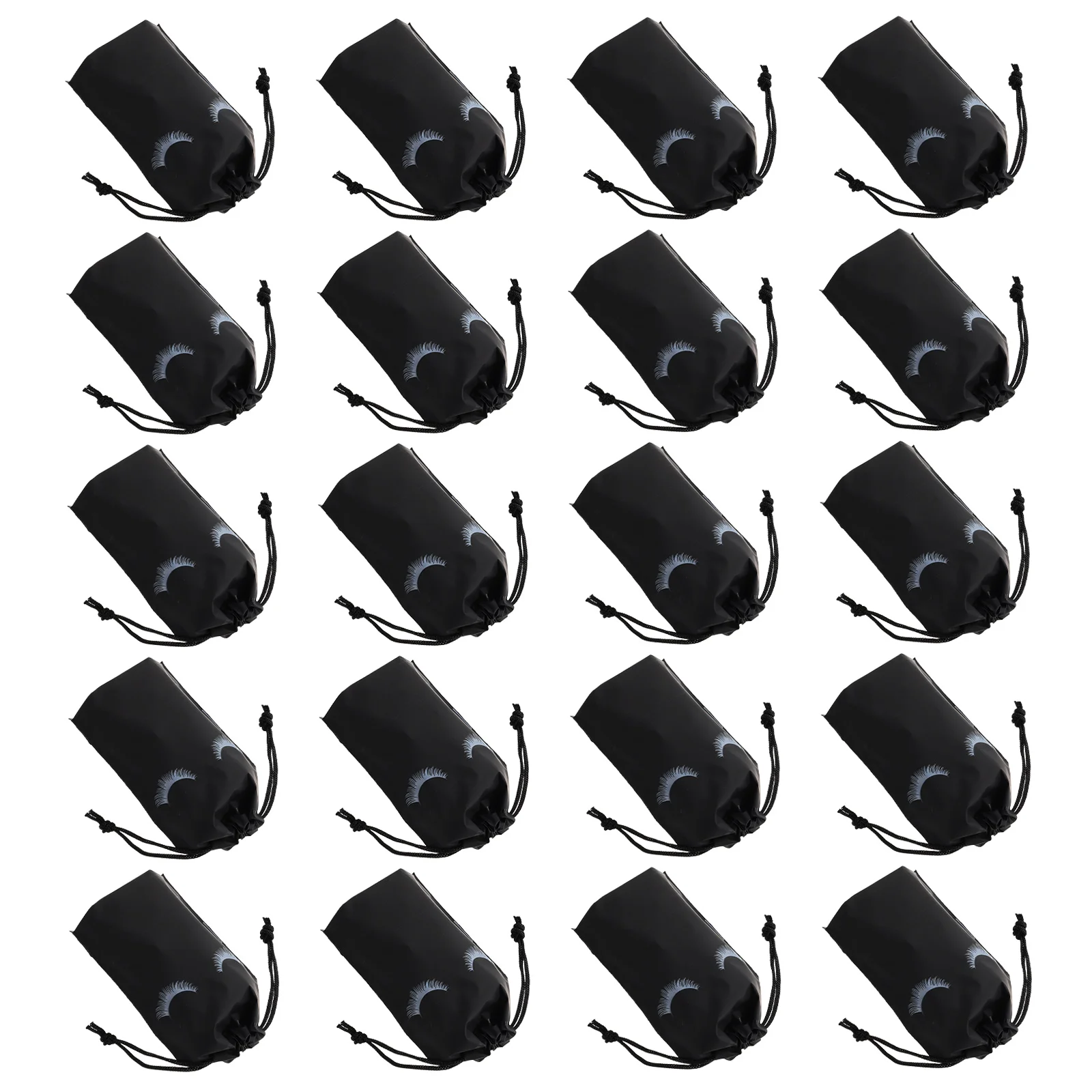 

100Pcs Lash Drawstring Cosmetics Storage Bag Eva Compact Travel Makeup Organizer Portable Toiletry Bag Multipurpose Personal Use