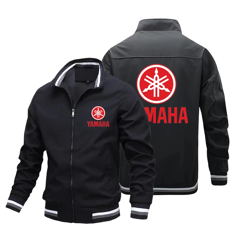 Yamaha Men\'s Clothing Motorcycle Jacket Casual Fashion Sportswear Biker Racer Jacket Yamaha Racing Team Custom Jacket Coat S-5XL