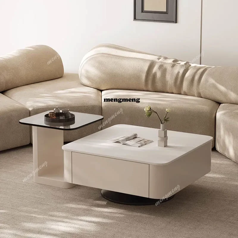 

Z136Italian Trendy Coffee Tables Space Saving Simple Design Coffee Table Unique Style Mesa De Centro Sala Living Room Furniture