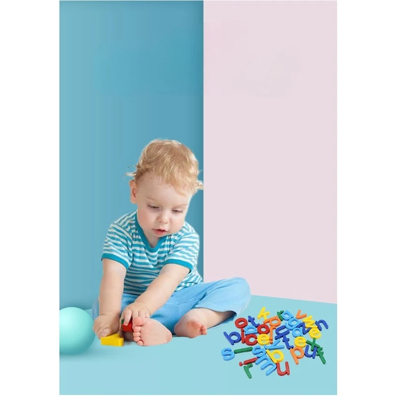 26 stks Magnetisch Leren Alfabet Letters Plastic Koelkast Stickers Peuters Kinderen Leren Spelling Tellen Educatief Speelgoed