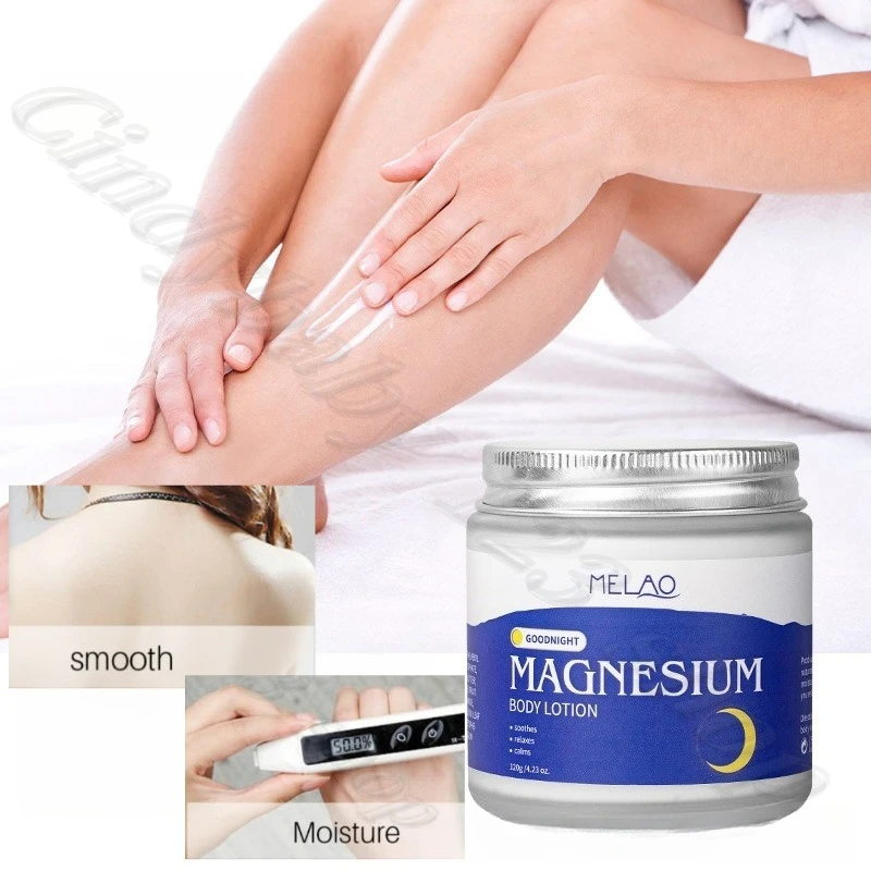 Good night magnesium body lotion night deep moisturizing nourish skin improve rough chapped chicken skin body available 120g