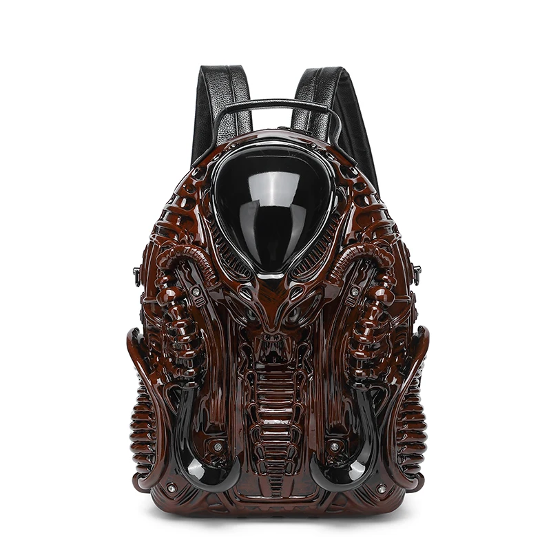 

Модный и уникальный рюкзак неправильной формы, индивидуалистичный Хищник, стиль уличного панка, рюкзак унисекс.