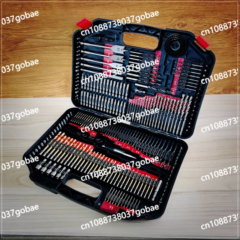 Cross-border household 246-piece set, drill set, hole opener, twist drill batch head, cement drill