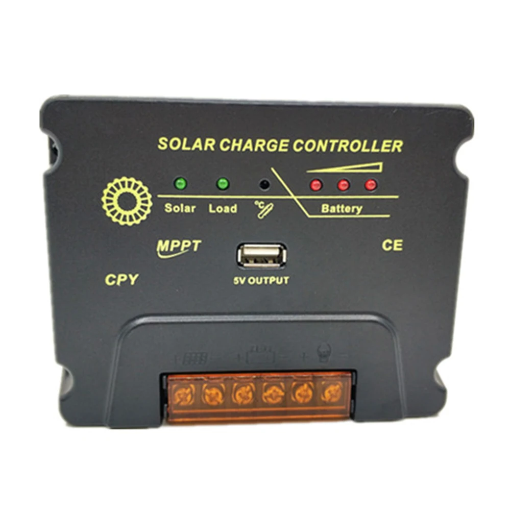 

Контроллер заряда солнечной батареи 10A 20A 30A с одним выходом USB 12 В 24 В автоматическая идентификация регулятор зарядного устройства панели солнечных батарей