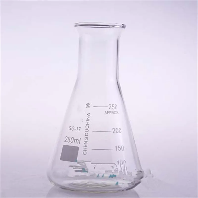 

250ml,Glass Erlenmeyer Flask,Glass Conical Flask,Bell Mouth Neck ,Laboratory Glassware