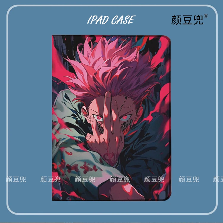 Jujutsu Kaisen Anime Itadori Yuji Cases For iPad Air 4 5 10.9 Mini 5 6 Case Luxury Silicone For Pro 12.9 11 inch iPad 10th Case