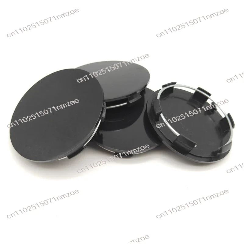 

Центральные колпаки для колес из черного алюминиевого сплава 65 мм, модифицированные колпачки с плоским дном для легкосплавных дисков