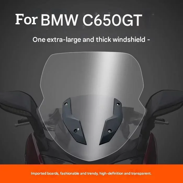 For BMW C 650 GT Modification Parts Motorbike Front Windscreen Windshield, Wind Deflector Protection Cover