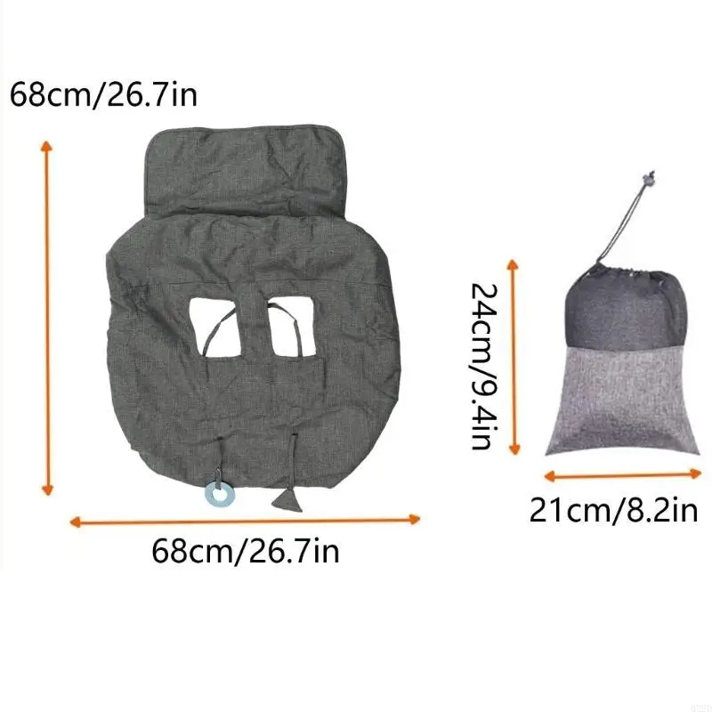 Q22D, almohadilla para asientos carrito para niños, cojines para carrito compras, almohadilla para asientos carrito