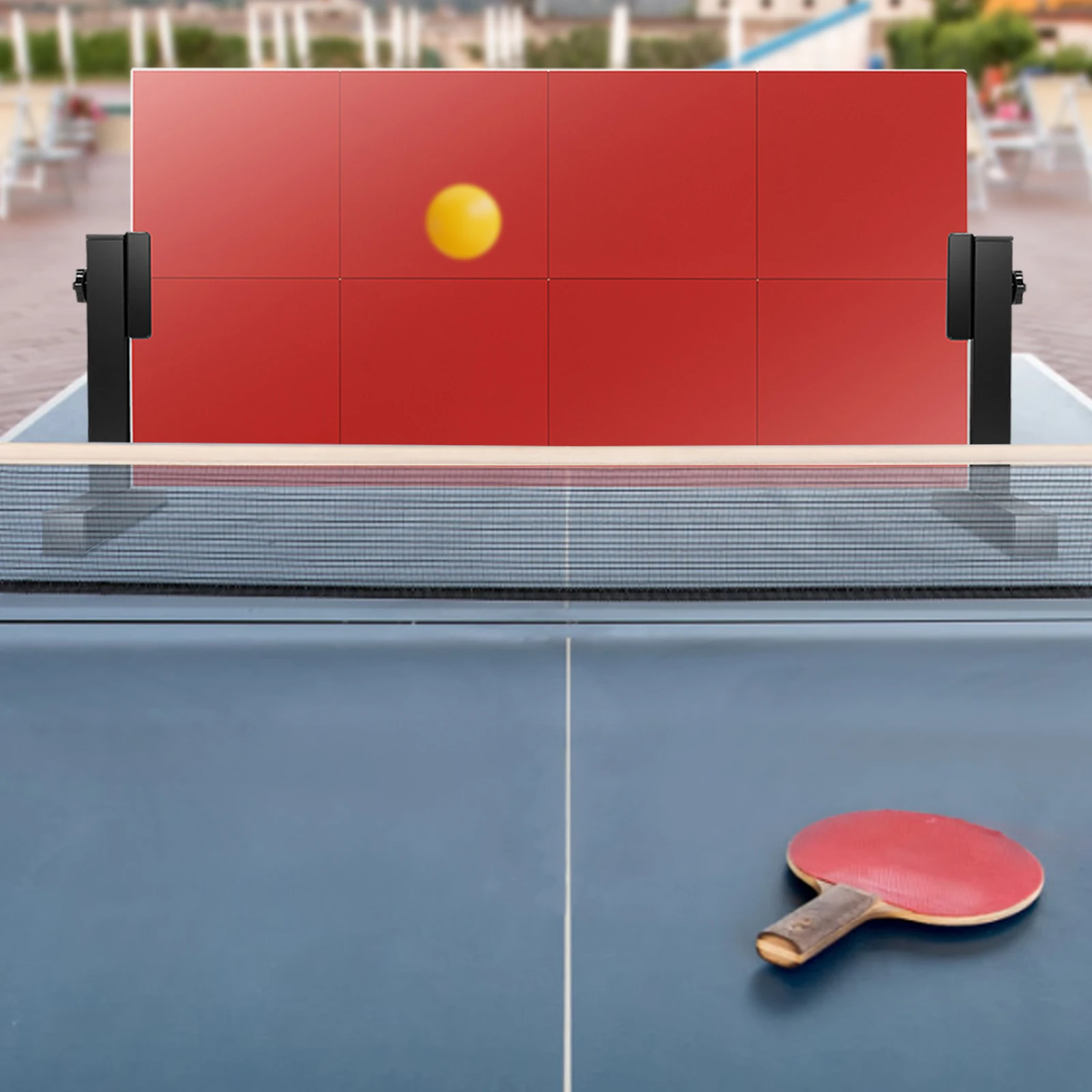 Planche de retour de ping-pong améliorée de 2e génération, planche de rebond de Tennis de Table, équipement d'auto-entraînement, cadre galvanisé solide