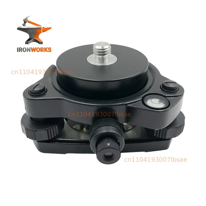 BLACK TRIBRACH WITH OPTICAL ADAPTER WITH 5/8X11 THREAD FOR TOTAL STATION GNSS TRIMBLE WHOLE SET