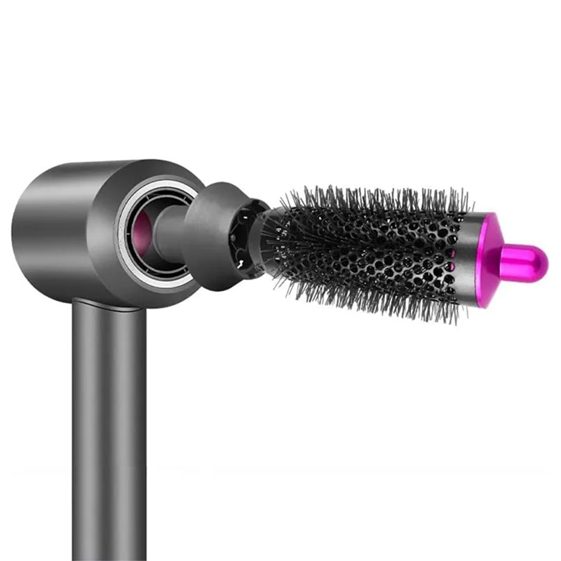 Cilindro pente e adaptador para Dyson Airwrap Styler, Supersonic cabelo secador acessórios, ferramenta de cabelo ondulado, ouro e cinza