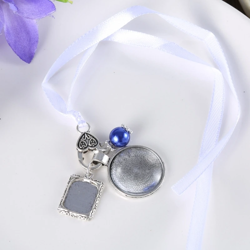 Elegant Photo Charm Pin Photo Tray Brooch Unique Memorial Jewelry Picture Frame Pin Wedding Accessory Present for Couple