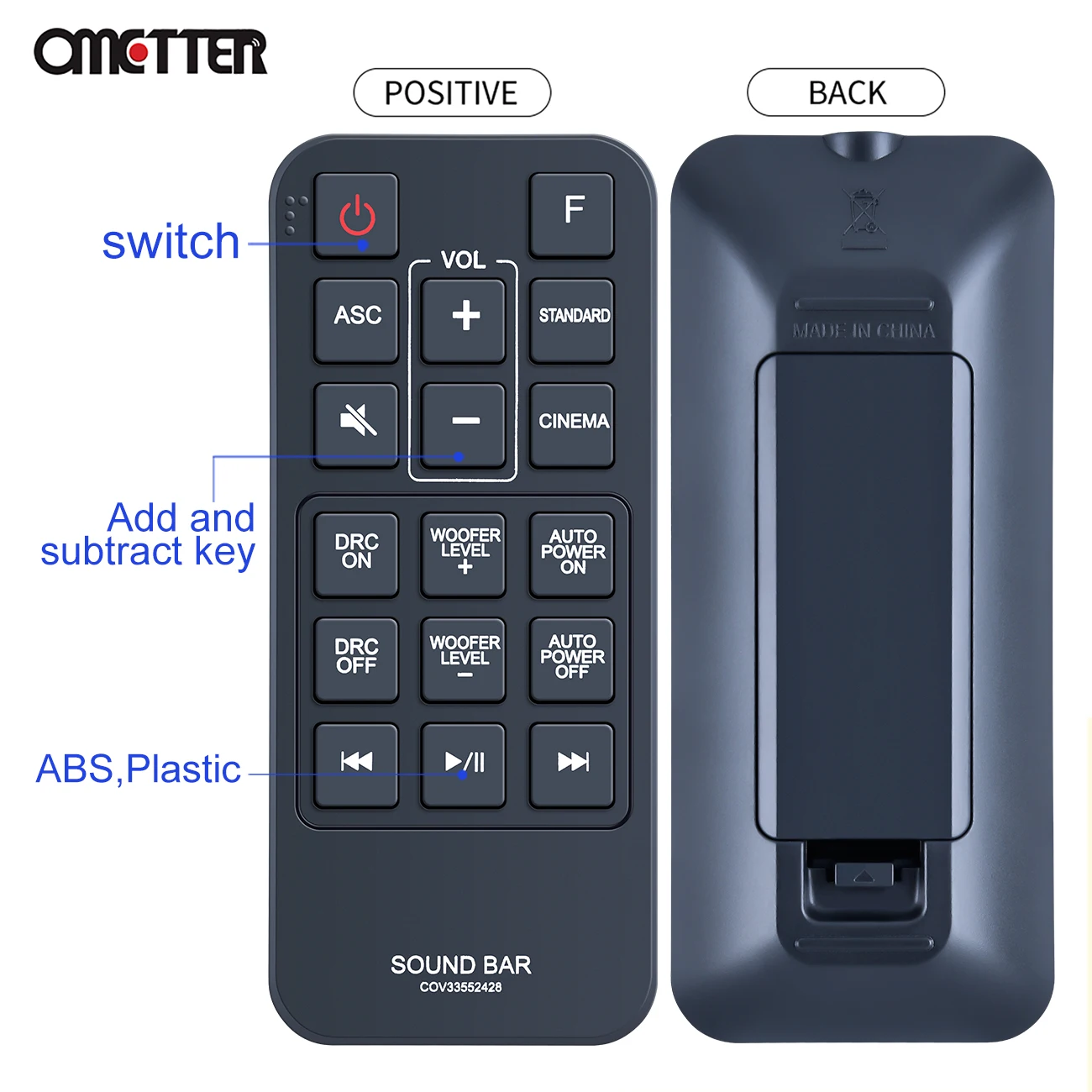 COV33552428 COV34445442 لشريط الصوت التحكم عن بعد SH2 SPH2B-P