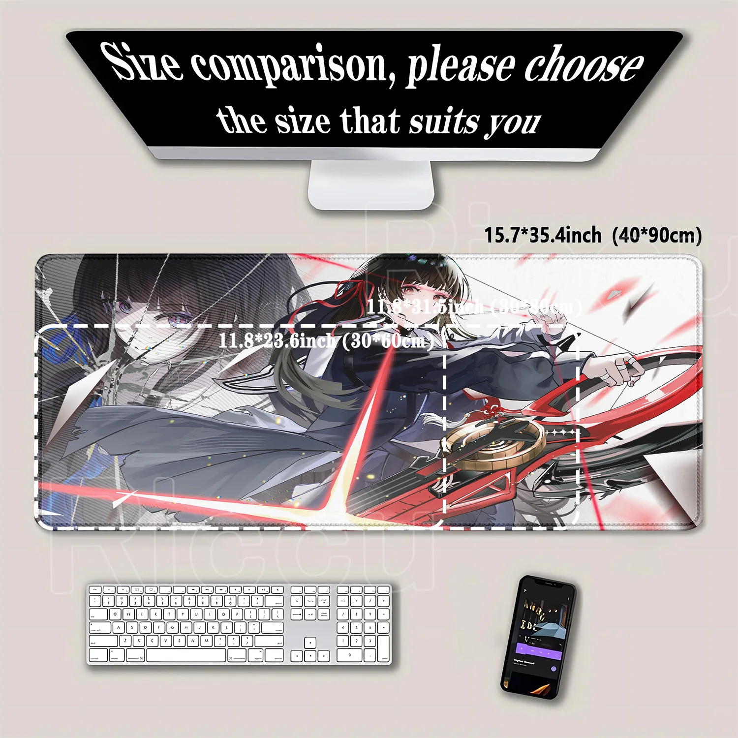 XXL Mouse Pad Chisa Wuthering - Esports Gaming Keyboard And Mouse recension och pris