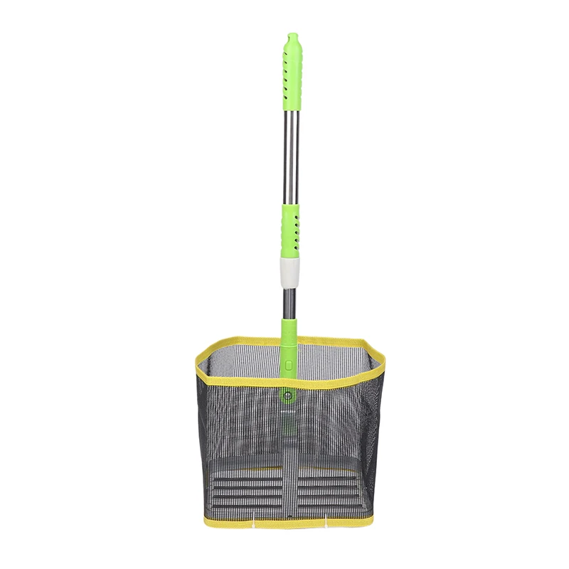 แบบพกพา 180 องศาปรับมุมสแควร์ Ping Pong Ball Picker Telescopic สแตนเลสตารางเทนนิส Ball Catcher