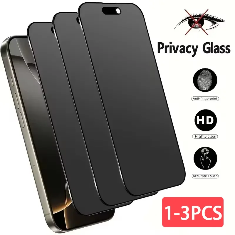 1-3 PCS Dust-Proof Screen Protectors Film For Iphone 18 17 Pro Max 16 15 14 Puls 16 15 14 13 Pro Instant Fit Privacy Protection