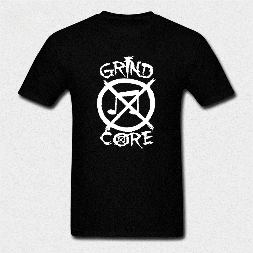 

Grindcore T-SHIRT Napalm Death TERRORIZER Repulsion AGATHOCLES Grind Male Brand Teeshirt Men Summer T Shirt