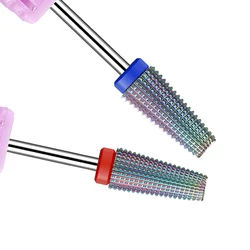 1pc Carbide Nail Drill Bit 5 in 1 Tungsten Eletric Manicure Milling Cutter for Nail Gel Polish Remover Accessories Tools