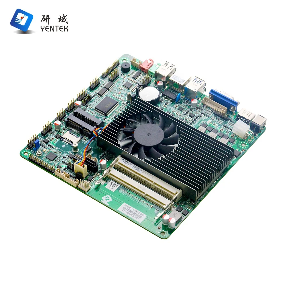 لوحة أم Itx رفيعة AMD A6 5345M من المصنع ثنائي القناة DDR3 SATA3.0 VGA HD LAN 2 COM لوحة أم صناعية صغيرة Itx